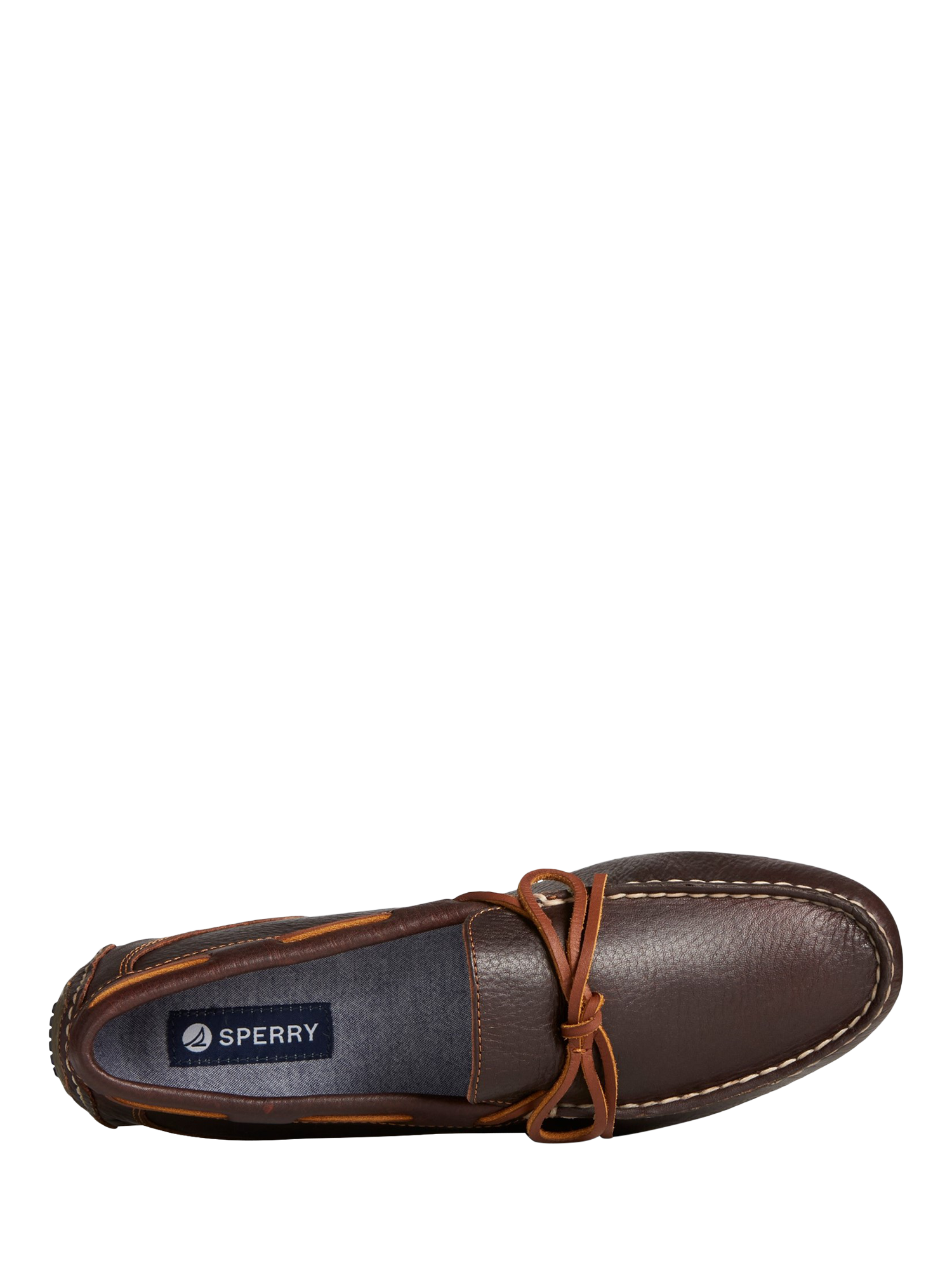 Product image 4 of 4, which shows Sperry Davenport 1-Eye Driving Shoes, Brown, 6