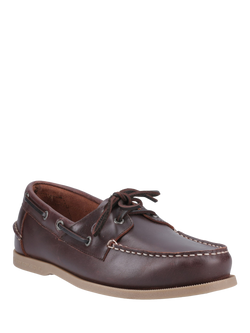 Sperry Tacoma Leather Boat Shoes - view 2, Brown
