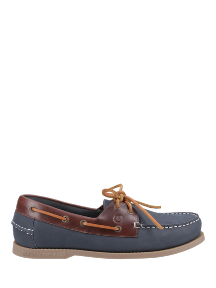 Sperry Tacoma Leather Boat Shoes, Navy