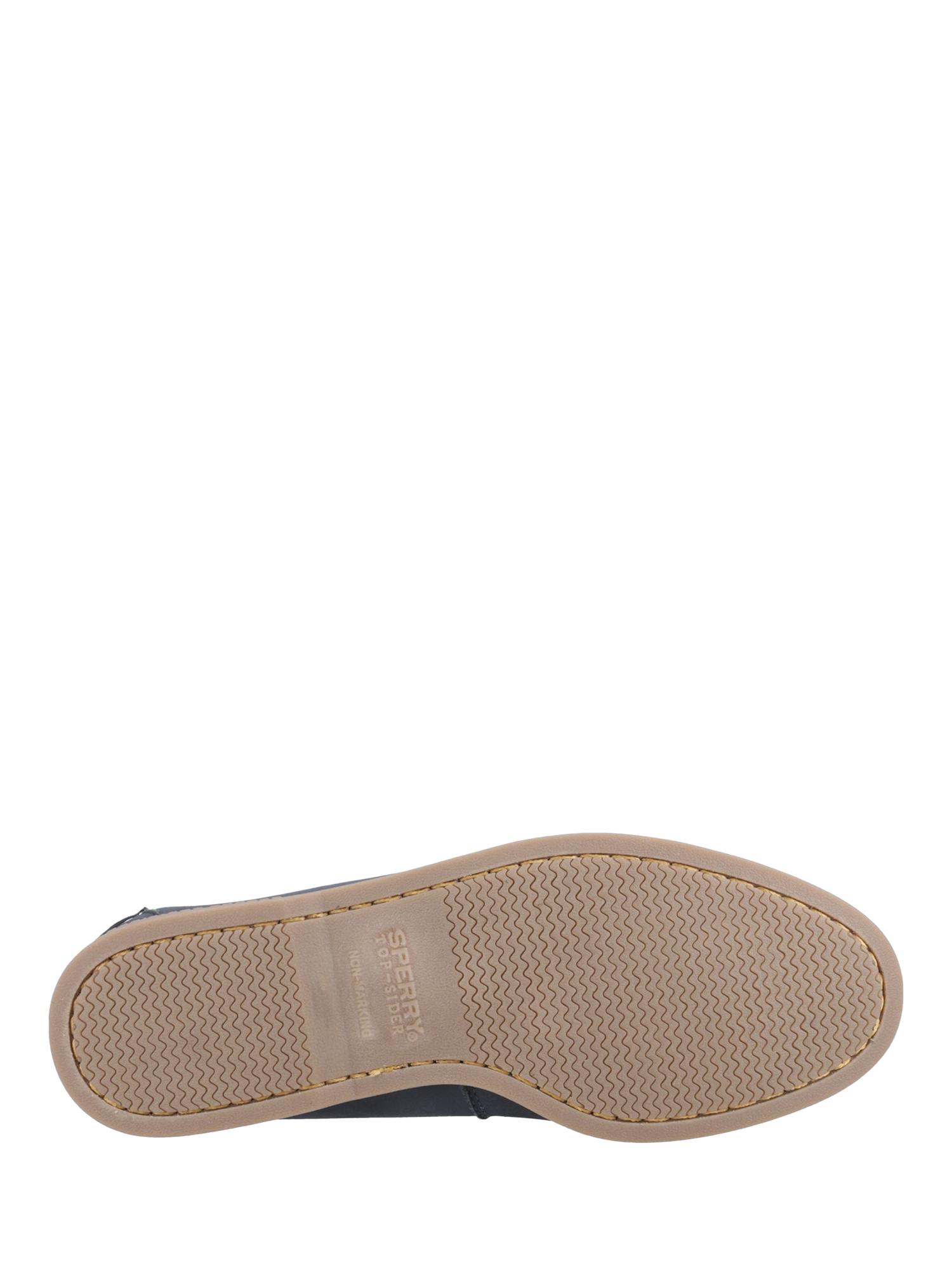 Product image 4 of 4, which shows Sperry Tacoma Leather Boat Shoes, Navy, 7