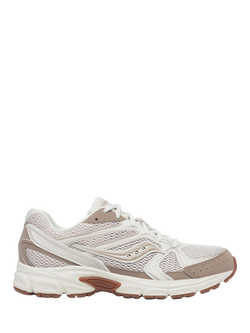 Saucony Millennium Morel Almond Shaped Trainers, White/Beige