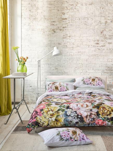 Designers Guild Grandiflora 250 Thread Count Bedding, Rose
