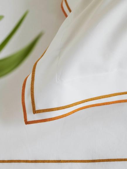 Designers Guild Astor 400 Thread Count Bedding - view 2, Saffron