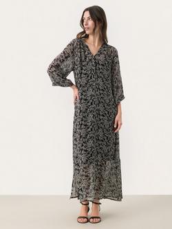 Part Two Berit Floral Maxi Dress, Black/Multi