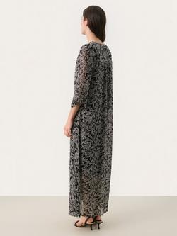 Part Two Berit Floral Maxi Dress - view 2, Black/Multi