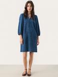 Part Two Tasha Three Quarter Sleeve Tie Neck Dress