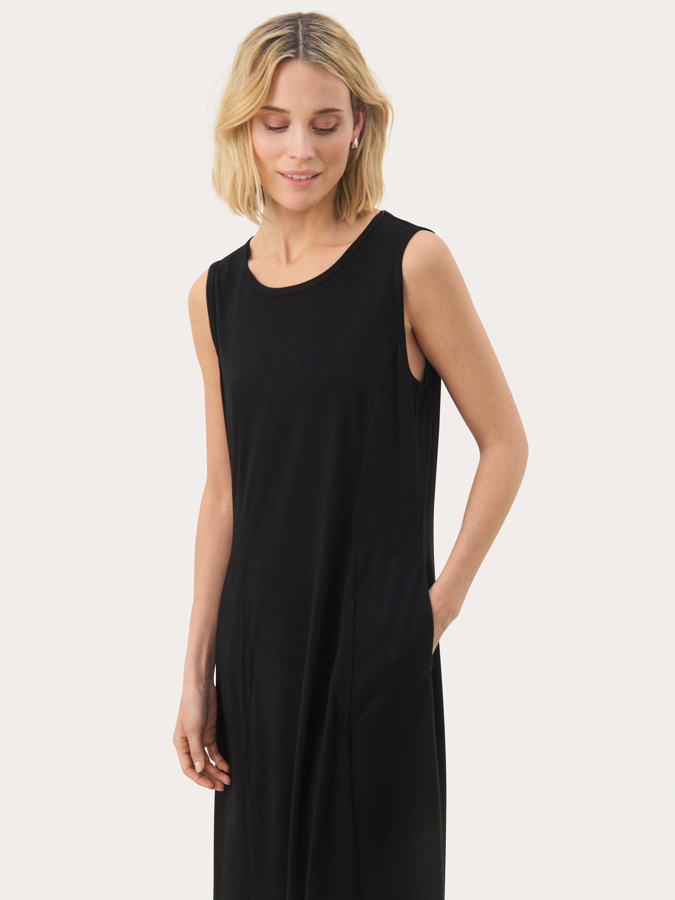 Product image 3 of 6, which shows Part Two Thelma Sleeveless Maxi Dress, Black, XS