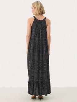 Part Two Theona Floral Round Neck Sleeveless Maxi Dress - view 2, Black/Multi