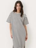 Part Two Tira Cotton Relaxed Fit Striped Midi Dress