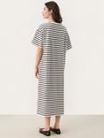 Part Two Tira Cotton Relaxed Fit Striped Midi Dress