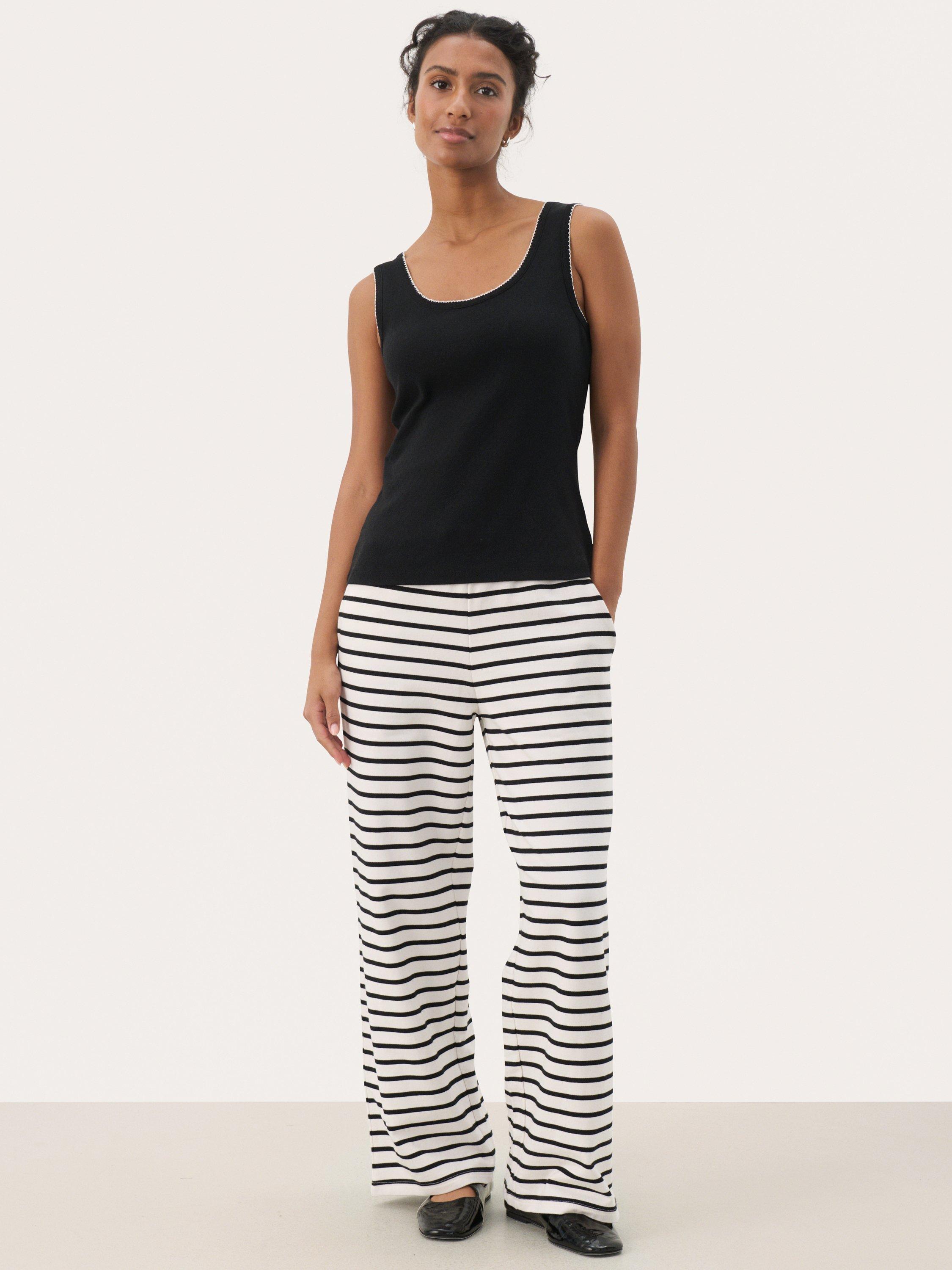 Product image 3 of 6, which shows Part Two Juliannes Sleeveless Tank Top, Black, S