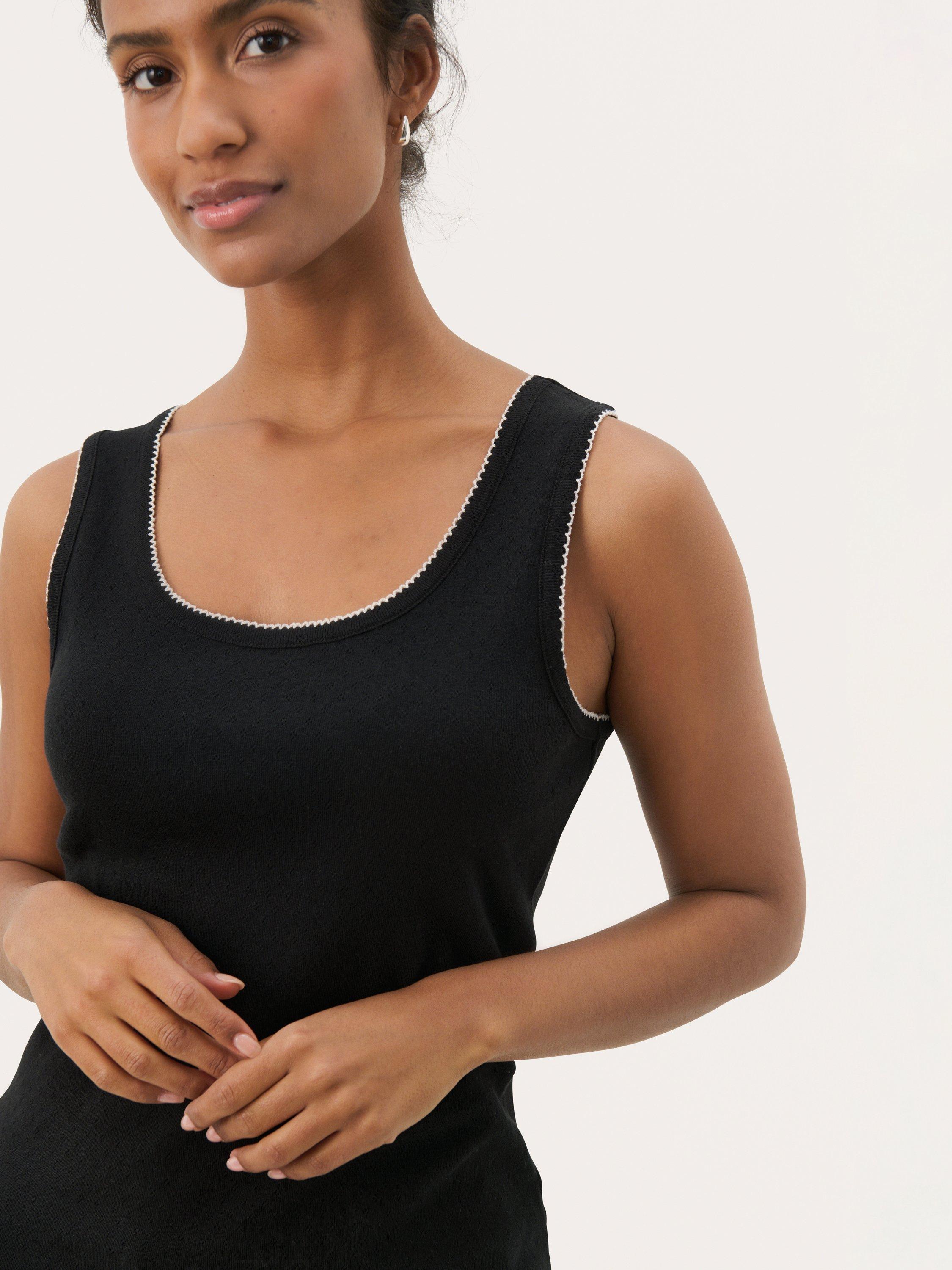 Product image 4 of 6, which shows Part Two Juliannes Sleeveless Tank Top, Black, S