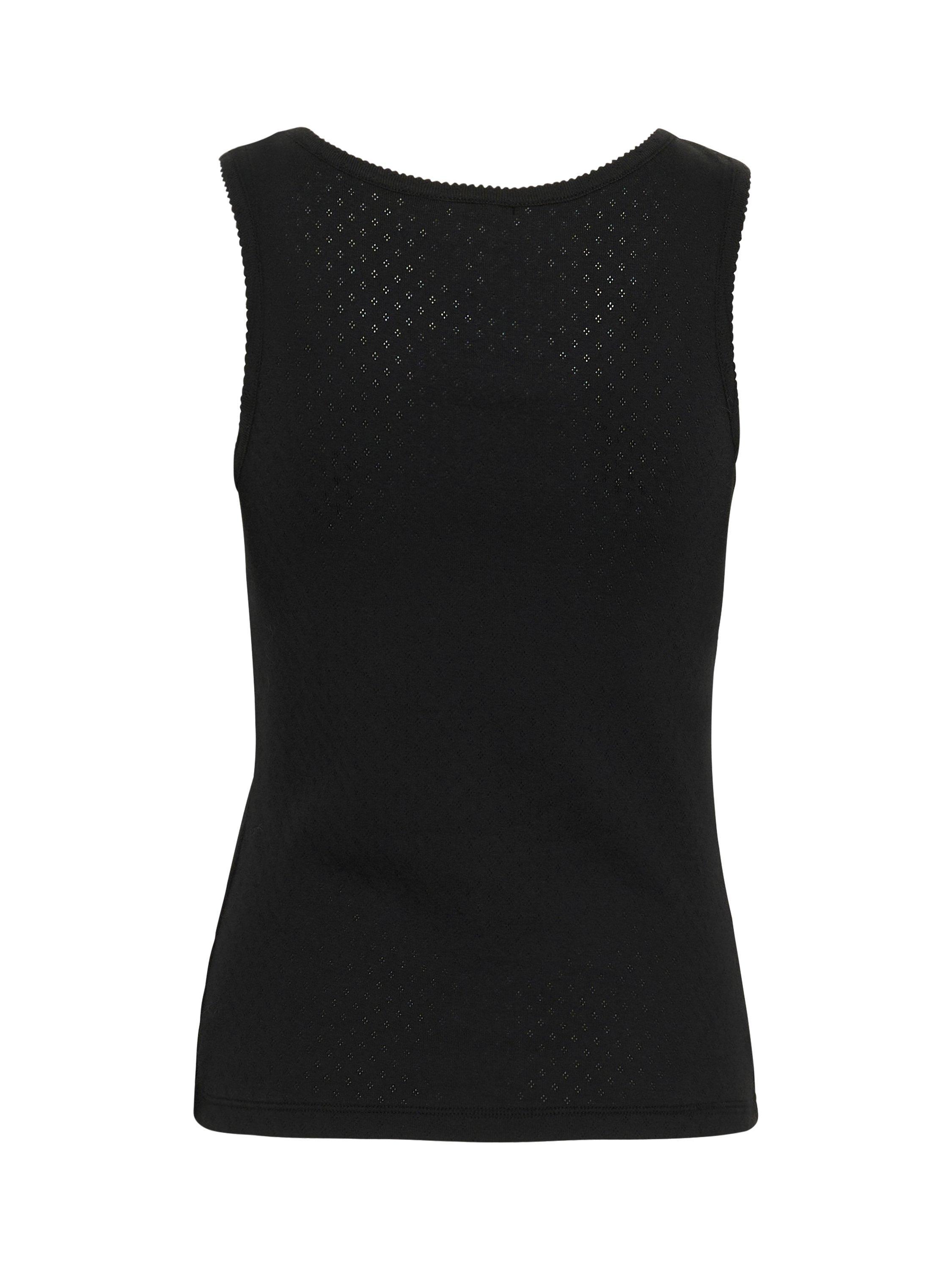 Product image 6 of 6, which shows Part Two Juliannes Sleeveless Tank Top, Black, S