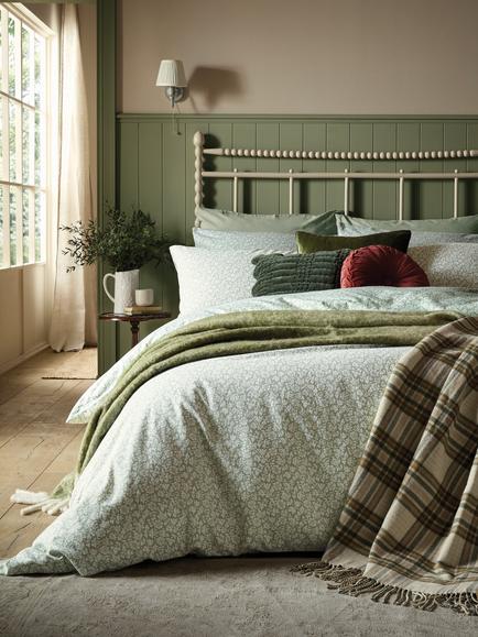 Laura Ashley Sweet Alyssum Duvet Cover Set, Sage