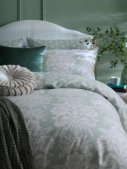 Laura Ashley Tatton Duvet Covet Set - view 2, Duck Egg Green