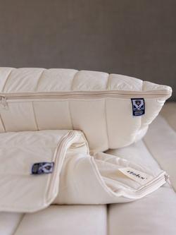 Floks Luxury Quilted Wool Pillow Protector, Set of 2 - view 2, Natural