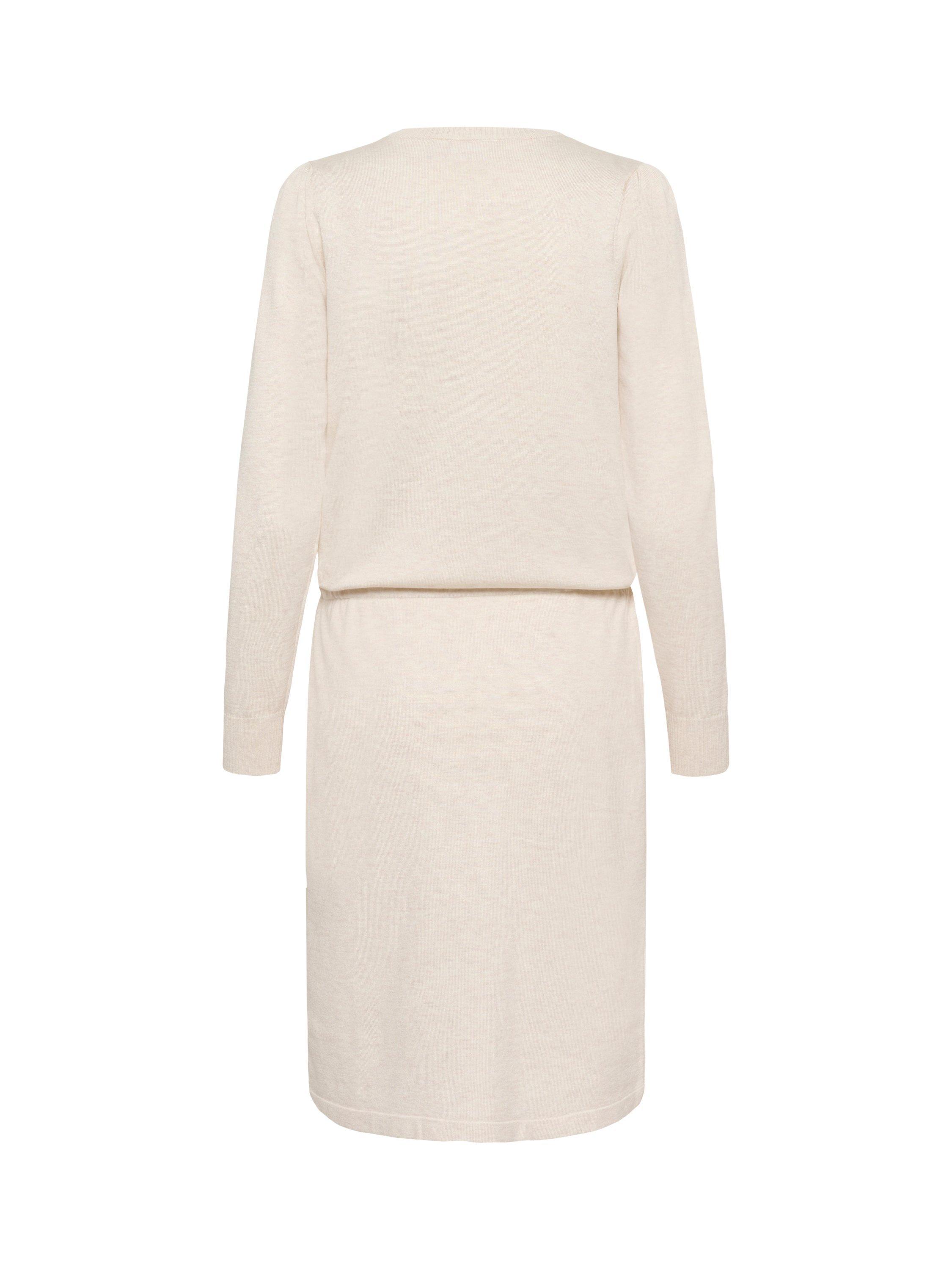 Product image 6 of 6, which shows Saint Tropez Mila Long Sleeve Elastic Waist Dress, Beige, XS