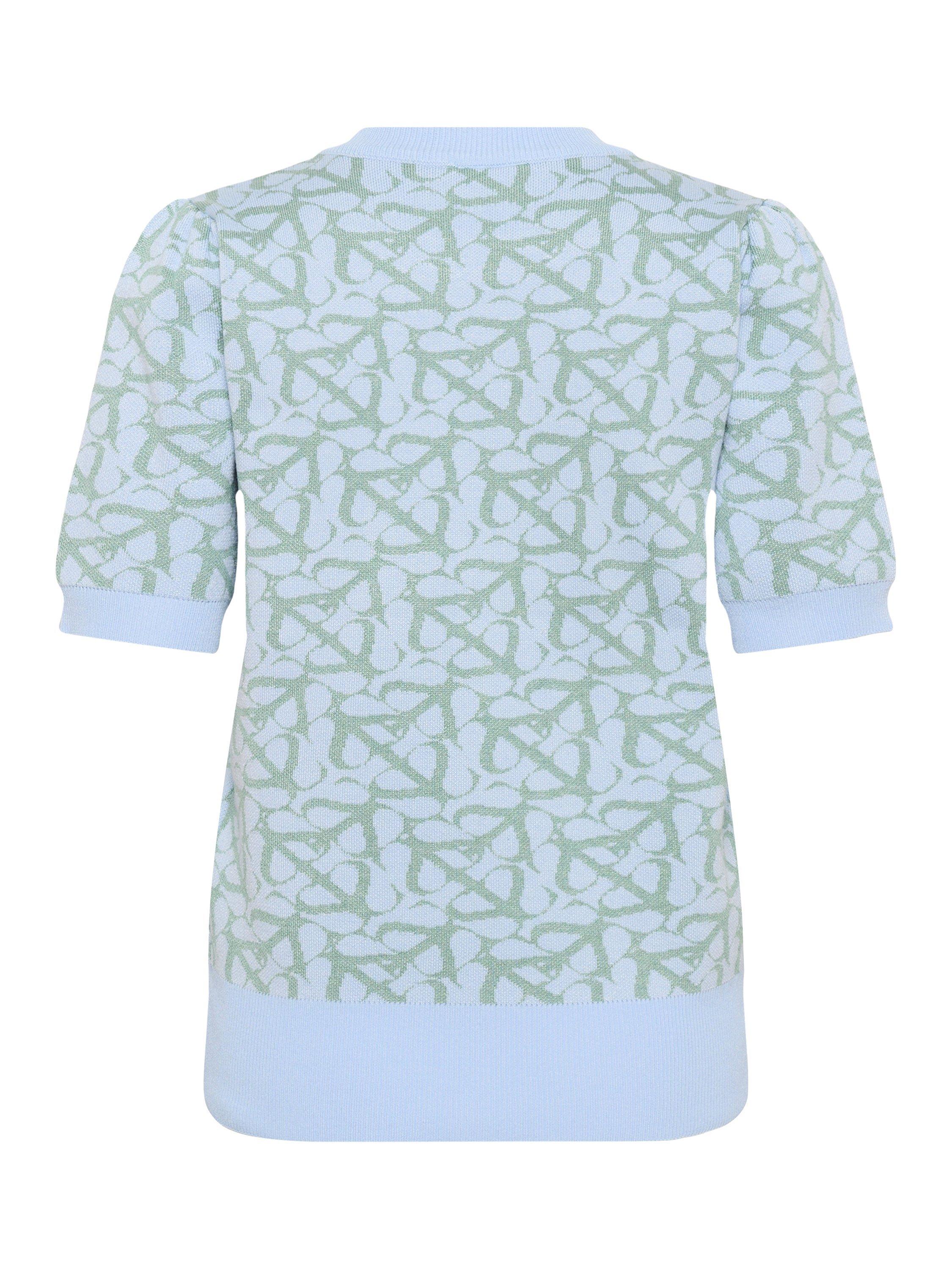 Product image 6 of 6, which shows Saint Tropez Zico Short Sleeve Pullover , Blue/Multi, XXL