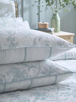 Laura Ashley Tuileries Reversible 200 Thread Count Duvet Cover Set - view 2, Seaspray