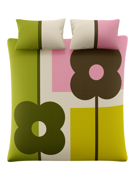 Orla Kiely Abacus Block Duvet Cover Set - view 2, Multi