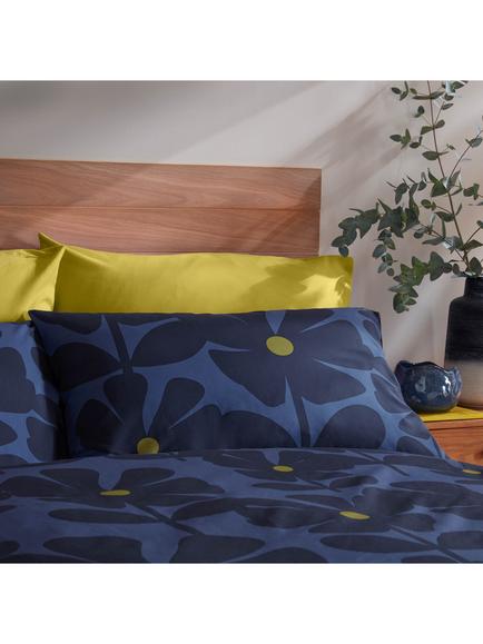 Orla Kiely Wildflower Duvet Cover Set - view 2, Blue