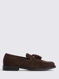 Moss Finchley Suede Tassel  Loafers, Brown