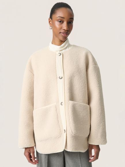 Soaked In Luxury Thalassa Fleece Jacket, Ancient Scroll, Ancient Scroll