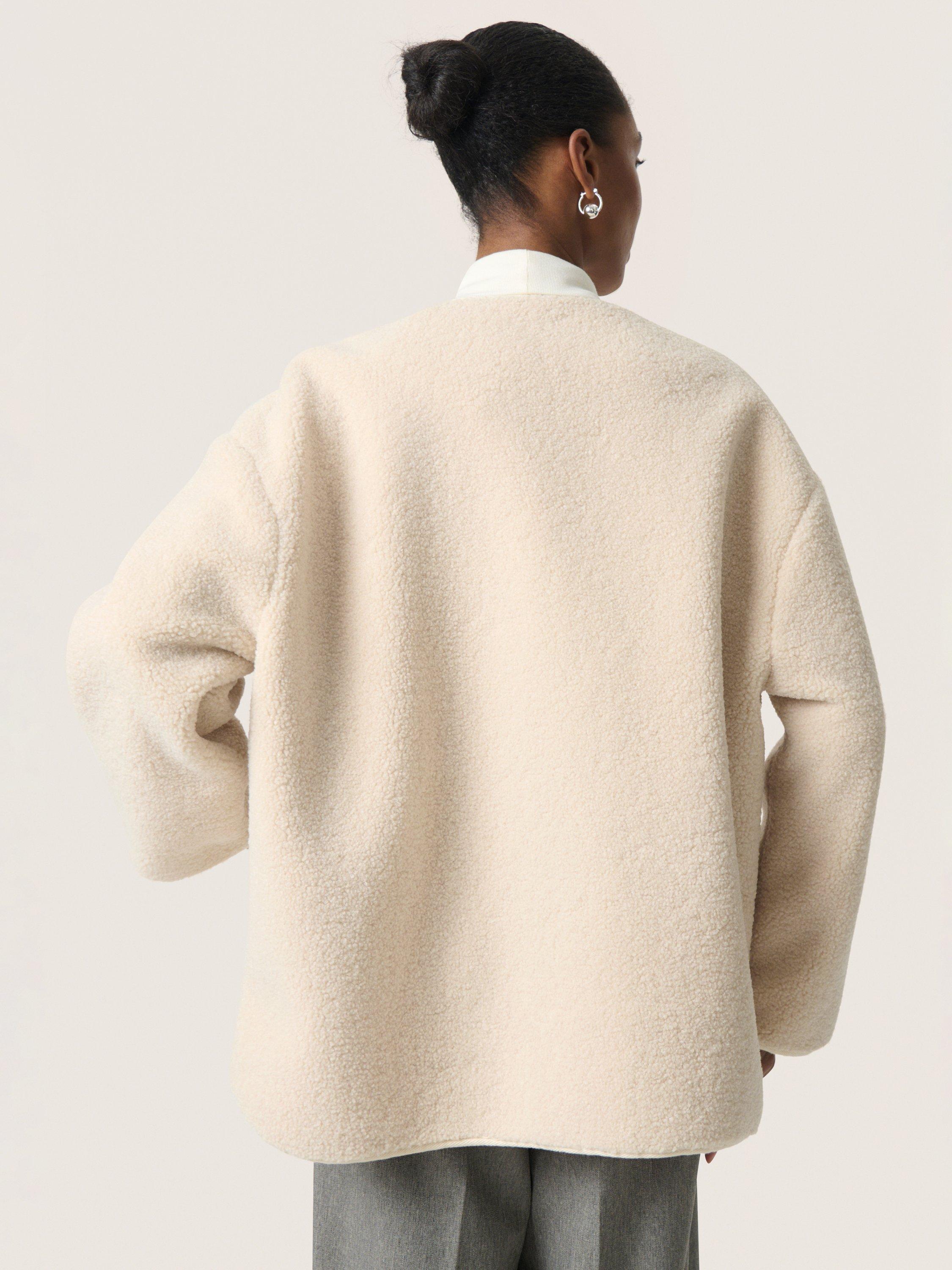 Product image 2 of 6, which shows Soaked In Luxury Thalassa Fleece Jacket, Ancient Scroll, XS