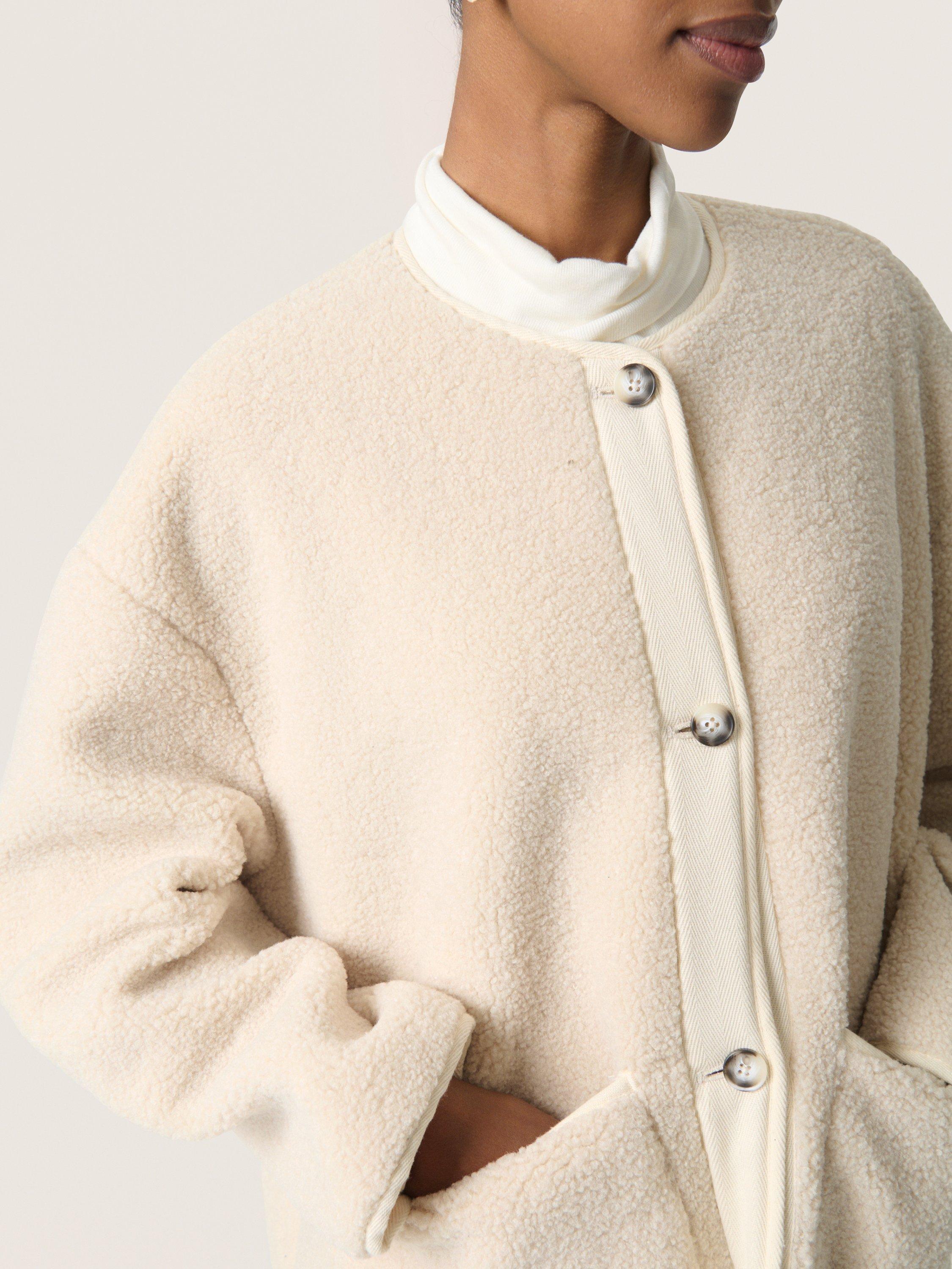 Product image 4 of 6, which shows Soaked In Luxury Thalassa Fleece Jacket, Ancient Scroll, XS