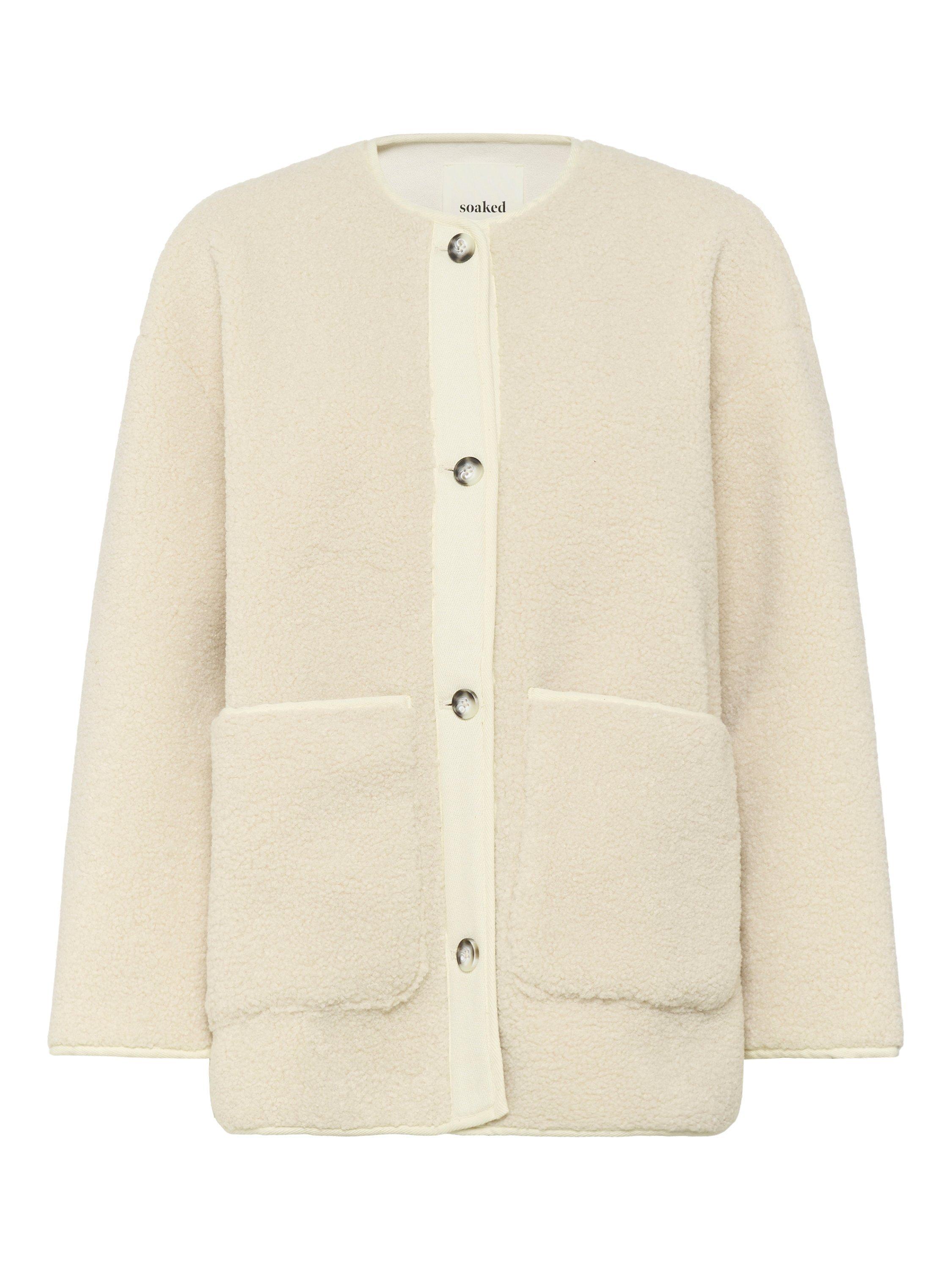 Product image 5 of 6, which shows Soaked In Luxury Thalassa Fleece Jacket, Ancient Scroll, XS