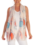 chesca Illustrated Circles Scarf
