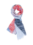 chesca Geometric Sketched Print Scarf