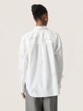 Soaked In Luxury SLJoa Long Sleeve Cotton Bow Shirt