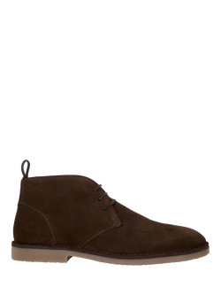 Dune London Cashed Suede Chukka Boots, Brown