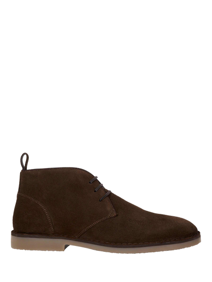 Dune London Cashed Suede Chukka Boots, Brown