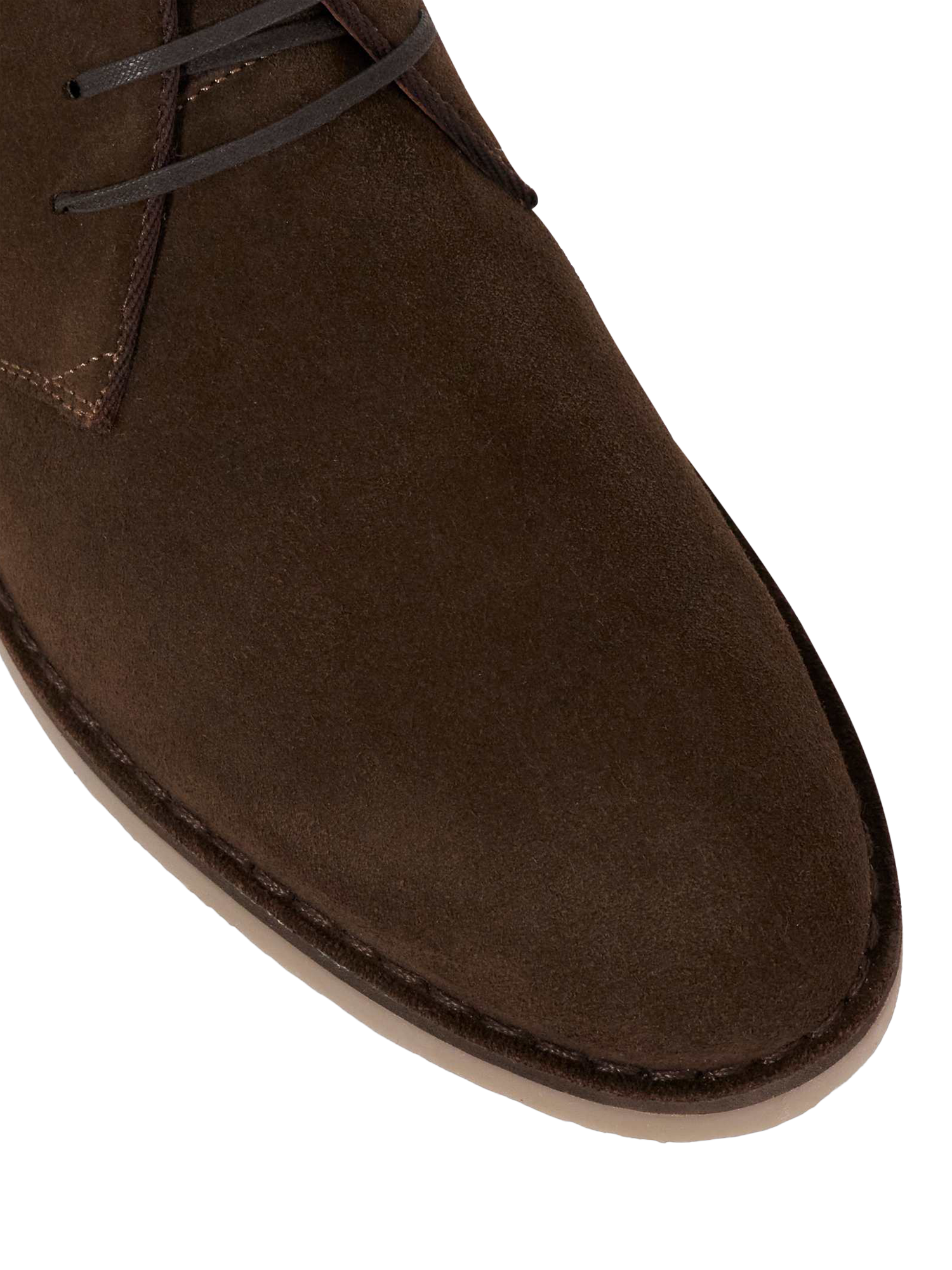 Product image 5 of 5, which shows Dune London Cashed Suede Chukka Boots, Brown, 6|6.5