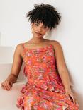 Anaya With Love Tropical Tiered Ruffle Midaxi Dress