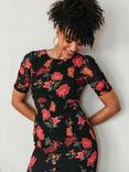 Anaya With Love Empire Waist Ruffle Skirt Midi Dress