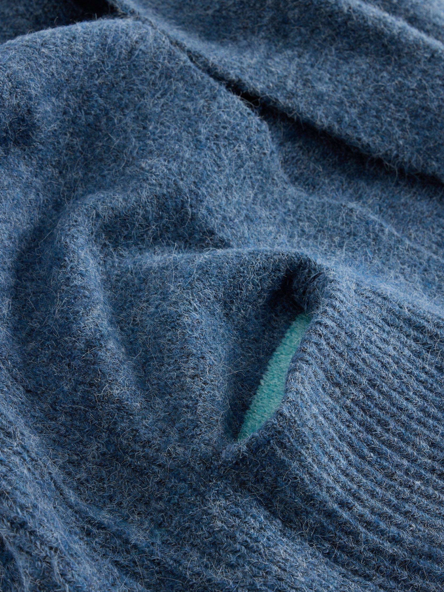 Product image 6 of 6, which shows White Stuff Erin Longline Cardigan, Dk Blue, S