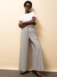 Ro&Zo Striped Trousers, Black/White