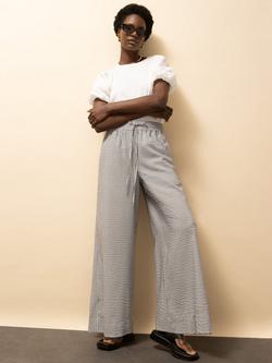 Ro&Zo Striped Trousers, Black/White, Black/White