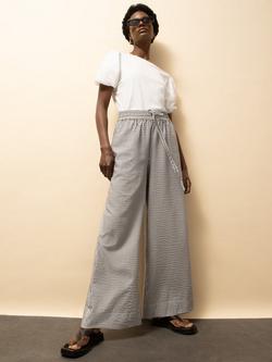 Ro&Zo Striped Trousers, Black/White - view 2, Black/White