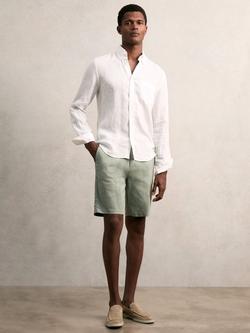 Reiss Wicket Cotton Blend Chino Shorts, Pistachio, Pistachio