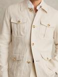 Reiss Lotton Linen Safari Jacket