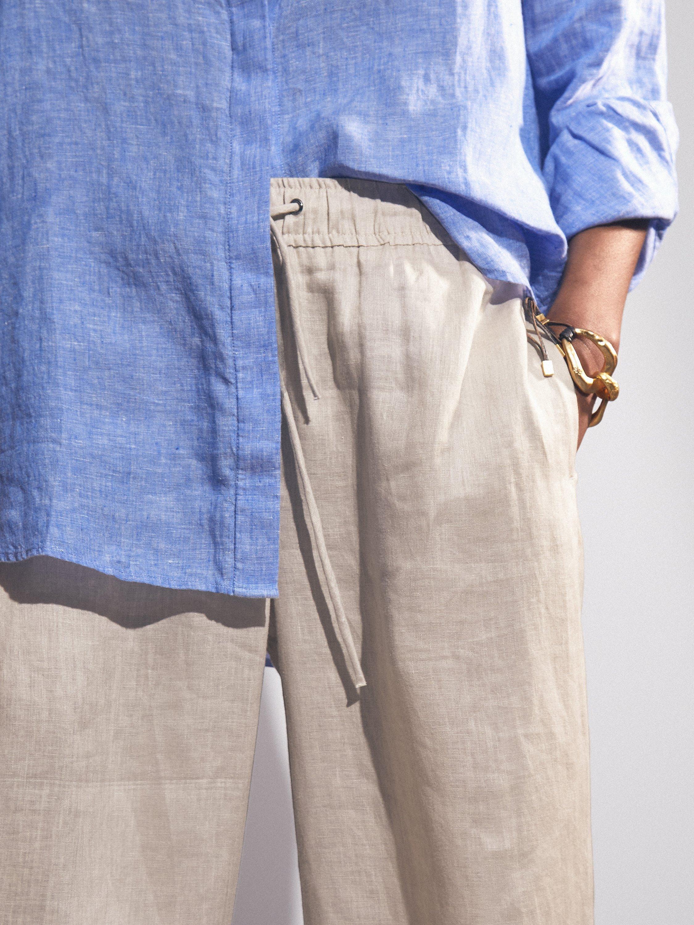 【海外限定】REISSショートパンツ☆Willow Linen Blend Drawstri Shop Reiss - Willow Drawstring Linen-Blend Shorts | Saks