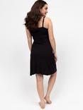 Cyberjammies Bonnie Hidden Support Strappy Nightdress, Black
