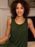 Cyberjammies Jersey Sleeveless Swing Nightdress, Olive