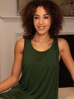 Cyberjammies Jersey Sleeveless Swing Nightdress, Olive, Olive