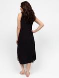 Cyberjammies Bonnie Jersey Long Nightdress, Black