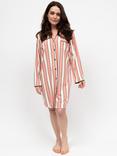 Cyberjammies Bonnie Stripe Nightshirt, Pink/Multi